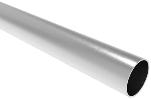 Rohr Rundrohr 42,4 x 2,0 mm 150 cm Handlauf Edelstahl Edelstahlrohr Geländer Treppen Handlaufrohr Rund Pfosten geschliffen K320 Geländerrohr Balkon Treppenhandlauf V2A