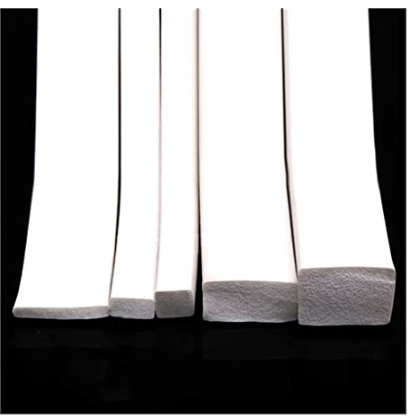 Étiquette de caoutchouc en silicone carré, Bande d'étanchéité en éponge de silicone blanche 1, 2, 3, 5 mètres, plusieurs tailles(5 X 5mm,2 Meter)