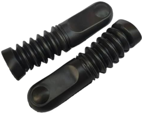 DGHBNP Copertura per Ammortizzatore Moto Adatto per Yamaha Jog 50 3KJ Copertura in Gomma per Forcella Anteriore per Moto 2 Pezzi Soffietti Antipolvere per ammortizzatori per Scooter 50cc