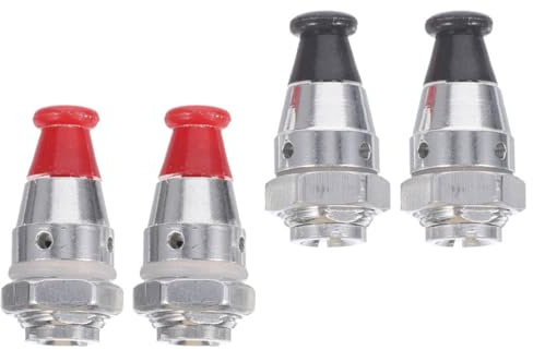 OFFIGAM Pressure Cooker Relief Jigger Valves Exhaust Valve for Pressure Cooker Aluminium Alloy Replacement Parts for Home Use 4Pcs