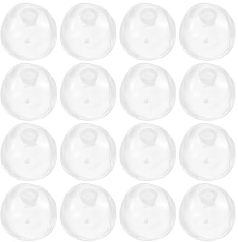 FIXOSHEE 20 Stück Befüllbare Quetschbälle aus Transparentem TPR Kunststoff 6cm Hohle Stressball Hüllen zum Basteln Selbstgemacht Ersatzteile für Quetschspielzeug Vielseitig