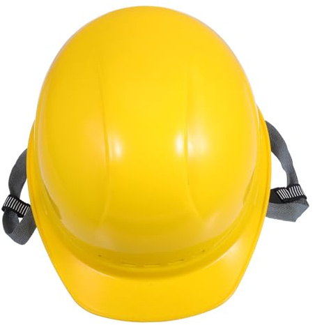 Gogogmee Bauhelm Gelb Verstärkt mit Aufprallschutz Atmungsaktiv und Leicht Sicherheitshelm für Baustelle und Arbeitsschutz