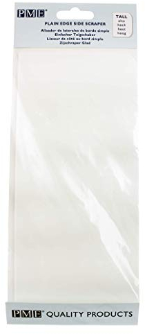 PME Raschietto per Lati, in plastica, dai Bordi Piani, plastica, White, 8 x 3.7-inch