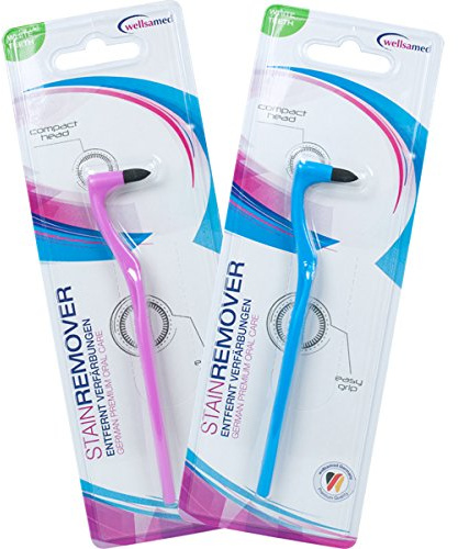 2 x wellsamed Zahnbürsten, Stain Remover, Zahnsteinentferner, Zahnpolierer 2 x 1 Stück