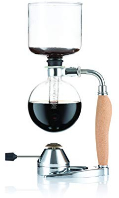 BODUM K11863-109 Vakuum-Kaffeebereiter, 4 Tassen, 0.5 l mit Gasbrenner