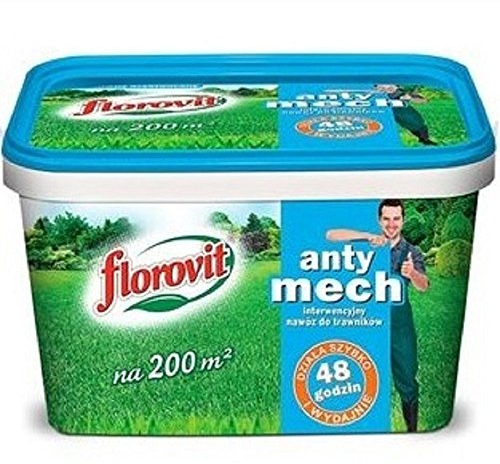 Florovit Engrais pour gazon et de mousse 4 kg pour 200 m² 4kg