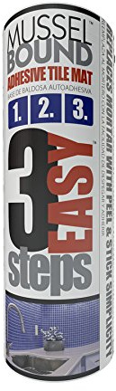 MusselBound 15-sq ft White Plastic Tile Membrane Peel-Set-Grout No Mortar.