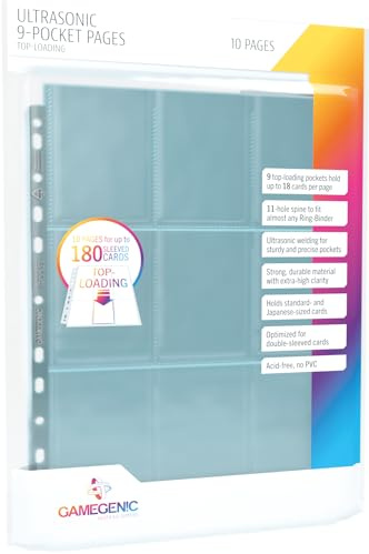 Gamegenic, Ultrasonic 9-Pocket Pages Toploading, Zubehör