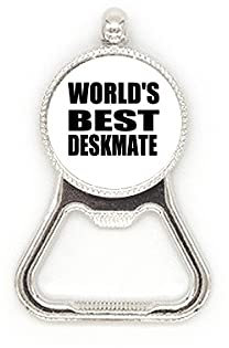 World's Best Deskmate - Apribottiglie da birra in metallo per la stagione di laurea