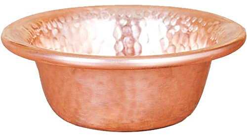 Cuenco para Mezclar de Cobre Puro, Cuenco Decorativo de Cobre Multiusos, Cuenco para Servir Duradero para nueces, Ensalada, Frutas, batido de Huevos