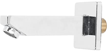 Badewannenauslauf Wandarmatur Badewannenauslauf Badewannenarmatur Badarmatur für Badewanne Blasenfunktion verzinkt Messing Anschluss G1/2 12 cm Länge