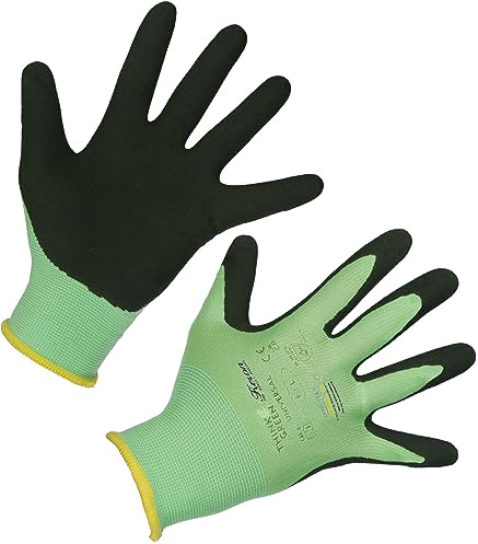 Keron ThinkGreen Universal Gloves Green Latex Foam Size 7/S