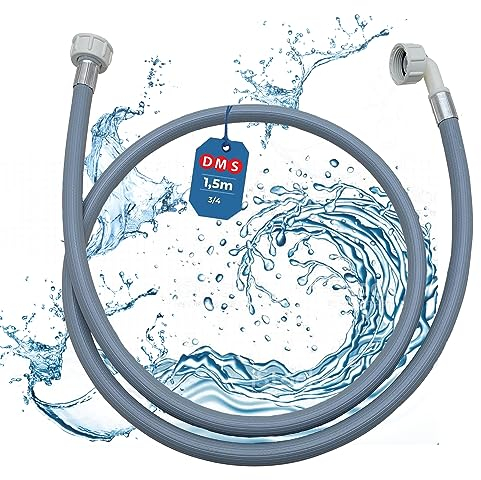 Tubo carico per lavatrice - lavastoviglie - lunghezza cm 200 - attacco universale dritto/angolo 3/4 pollici (cm 150)