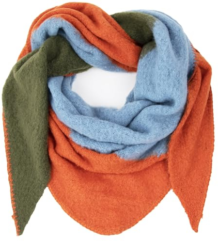 Gloop Damen XXL Strick Dreieck Schal Poncho Halstuch Dreieckstuch Musselin Kuscheliger Ohne Kratze an Haut
