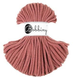 Premium Baumwoll-Flechtschnur - 5mm x 50m - Vielseitige Makramee-Kordel für Stricken, Weben, DIY-Basteln und Heimdekoration - Hochwertige Bunte Bastelschnur Flechtkordel - Peony