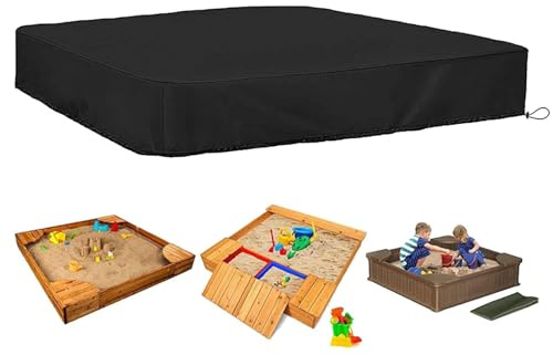 Cubierta para caja de arena - Cubierta para caja de arena para exteriores | Cubierta de lluvia para caja de arena | Cubierta para caja de arena infantil impermeable y antipolvo | Tapa resistente para
