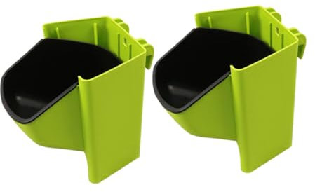BESPORTBLE 2stücke Blumentöpfe Stapelbar Pflanzentöpfe Für Garten Balkon Indoor Outdoor Wandbehang Übertöpfe Pflanztopf Vertikaler Begrünungstopf