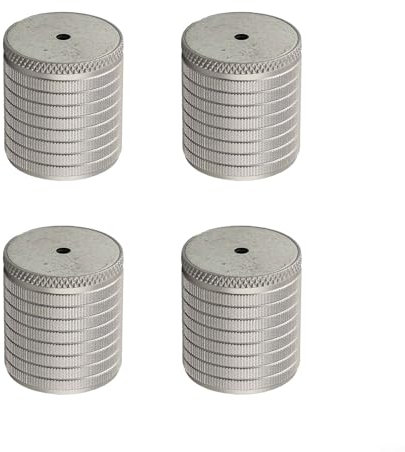 Zoegneer Verstellbare Betterhöhungen, Möbelbeine, Höhenerhöhung, Anti-Vibration, Tischbeine, Verlängerungen, Möbelerhöhungen für Schrank, Sofa, Schreibtisch (43–75 mm, 4 Stück, grau)