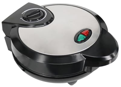 LOPUNER Máquina para Hacer Rollos De Helado Eléctrica Redonda Tamaño Estándar Plástico y Acero Inoxidable Antiadherente para Uso Doméstico Cocina y Comedor