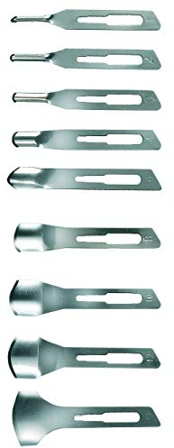 Lama Sgorbia N° 12 Acciaio Kiepe Professional Manicure Pedicure -20Pz.-