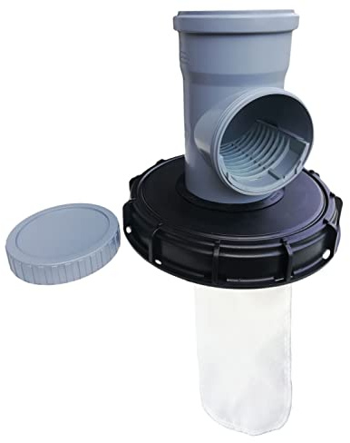 IBC Deckelfilter Duo Filtersystem Serviceöffnung, Deckelgröße/Filtertyp:Deckel DN 225 Filter Nylon