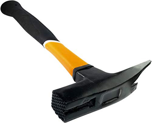 AERZETIX - C46177 - Marteau de Coffreur - 335mm/600g - Porte-Clou - Poignée/Manche Tri-Matière TPR -Tête en Acier Pointue - Outils de Charpentier/Maçon/Menuisier - Maçonnerie/Coffrage/Ossature Bois