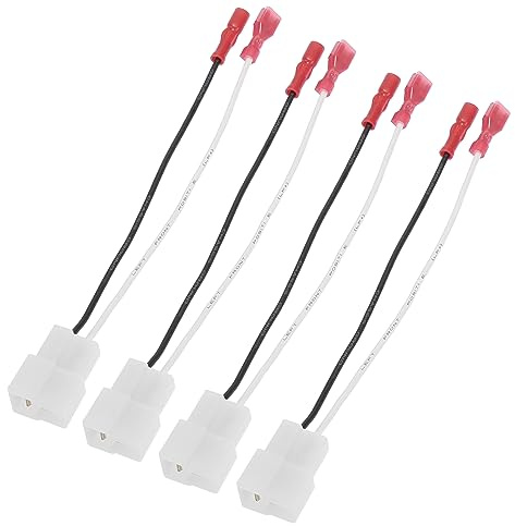 X AUTOHAUX 4pcs Car Speaker Connector Harness Adapter Replacement 72-9300