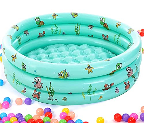 Piscina Gonfiabile per Bambini, 100 x 35 cm, Piscina Estiva per Baby e Neonati