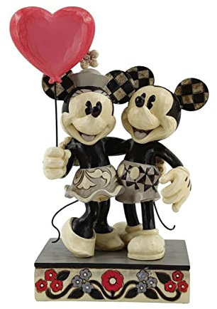 Disney Traditions Mickey And Minnie Love Balloon Figurine