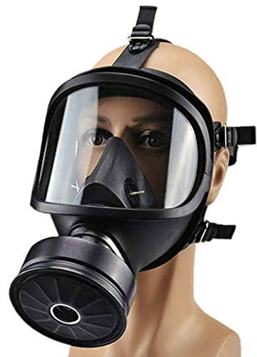 VIGAN MF14 Reusable Self-Priming Face Mask Silicone Full Face Facepiece Set Widely Used In Woodworking Dust Protector Spray Paint