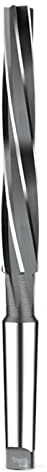 DOLUNTO Reibahlen Maschinen-Reibahle, HSS Hochpräzisions-H7-Wendeschneidplatten 1:50 Spirale, Kegelschaft-Reibahle (Größe : 12mm-Spiral)