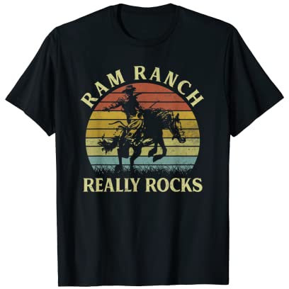 Die Vintage Western Roeo Country Ram Ranch rockt wirklich T-Shirt