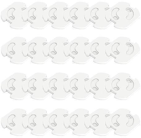 Oruiiju Steckdosensicherung mit Drehmechanik 24Pcs- Optimaler Schutz für Babys und Kinder