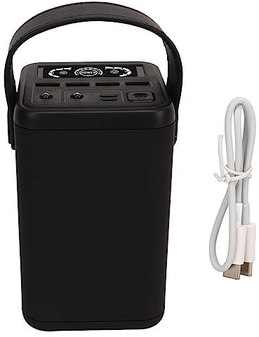 Cargador Portátil Power Bank 65W 60000mAh Banco de Energía de Alta Capacidad Fuente de Alimentación de Emergencia para Teléfono Al Aire Libre Negro