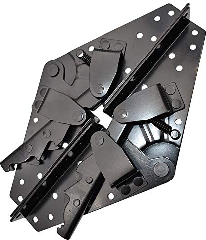 Scharniere 1set = 2pcs Klappbett Lifting Scharnier 3 Position Winkelmechanismus Faule Sofa Bracket Selbstsichernde Scharnier Möbelbeschläge Zubehör (Color : Gold)
