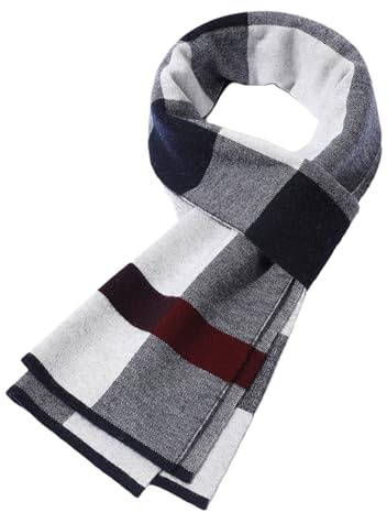 Lifup Herren Schals Dicker Kaschmir Schal, Warm Herbst und Winter Schal, Herren Classic und Elegant Plaid Schals