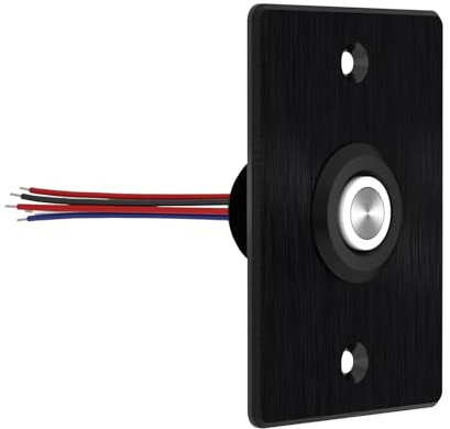 camperxlite 12V Dual-Mode PWM Dimmer, RV Boat Light Dimmer Switch Push Button Dimmer for Bi-Color Light Fixture, Full Aluminum, DC12V, 6A