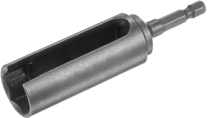 QUARKZMAN Sechskantmuttern-Schraubendreher-Bit-Adapter 1/4 Sechskantschaft | 100mm langer 19mm, Cr-V, mit Schlitzverlängerung