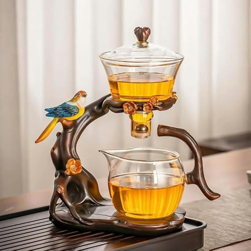 Glas Automatische Tee-Set Lazy Tea Maker High End Magnetische Saug Teekanne