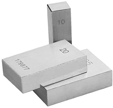 Industrial Gauge Blocks Gauge Block Large 8 Block Gauges Level 0 Level 1 125-500 Large Eight Calibration Gauge Blocks Block Gauge for Router and Table Saw Accessories(Level 0)