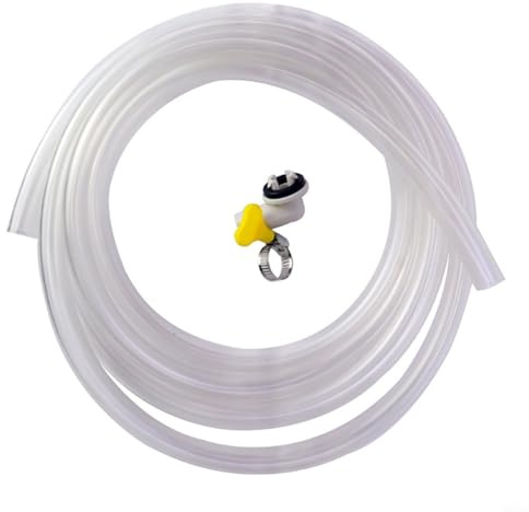 Allthingstore Air Conditioner Drain Hose 15mm Flexible Drainage Pipe Kit with Connector Clamp 9.8ft ABS Split Window AC Unit Repair Tool
