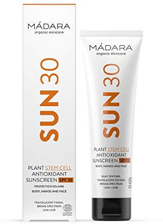 MÁDARA Plant Stem Cell Antioxidant Body Sunscreen SPF30 100 ml - UVA UVB