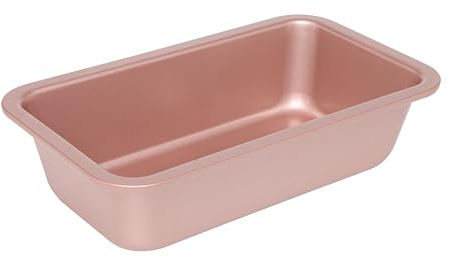 Wiltshire Padella per pagnotta in oro rosa, senza PFOA PTFE, robusta teglia da forno, rivestimento antiaderente, teglia per pane alla banana, stampo per torte, 24 x 13 x 6,5 cm