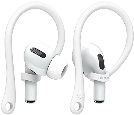 elago Ohrbügel für AirPods Pro 3/2/1, AirPods 4/3/2/1 | Verbessert, Perfekter Ersatz Ohrbügel Ohrhaken [US Patent Angemeldet] (Weiß)