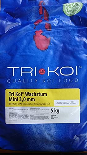 qdwq-US Tri Koi Wachstum Mini - Qualitäts-Koifutter - 3 mm (10 kg)