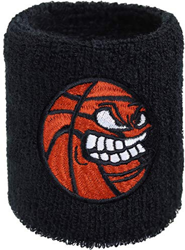 EXPRESS-STICKEREI Schweissband Sport Fitness Design Schweissband mit Stickere Band Bestickt & Absorbierendes Frottee | Jogging Wristband Geschenk Sporttraining Schweiß-Band Ballsport Accessoire