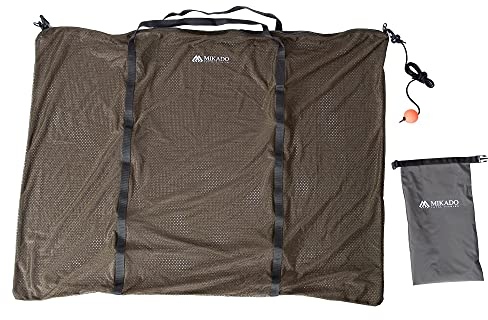 Mikado massiver Soft Mesh Karpfensack 120x90cm Carp Sack mit Transportsack