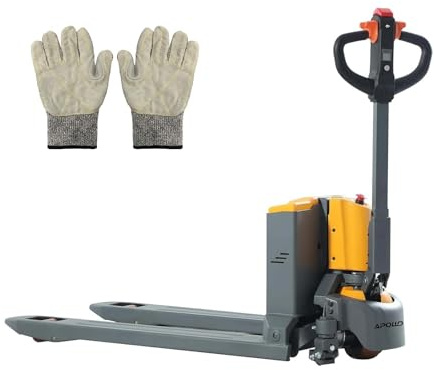 Apollo Full Electric Pallet Jack Truck, Lithium Power Pallet Jack Truck 3300 lbs Capacity, 48 L x 27 W Forks for Material Handling, Strong Torque for Climbing, Suitable for Warehouse, A-1037