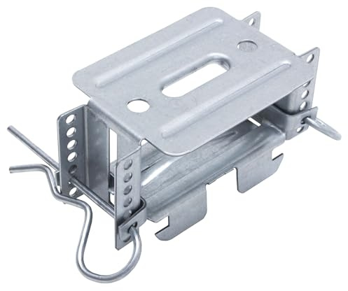 PROTEKTOR 50x Direktabhänger justierbar 40-70mm Stahl verzinkt | Deckenabhänger für CD-Profile 60/27, höhenverstellbar, Trockenbau-Deckenkonstruktion, stabile Befestigung