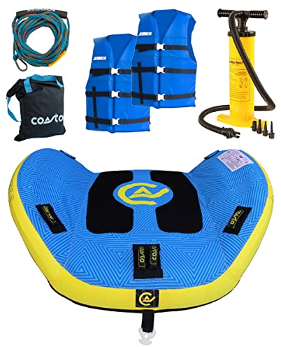 Brunelli COASTO Beagle 2 Personen Towable Package Fun Tube (Tube+Leine+PUMPE+2xWESTE)